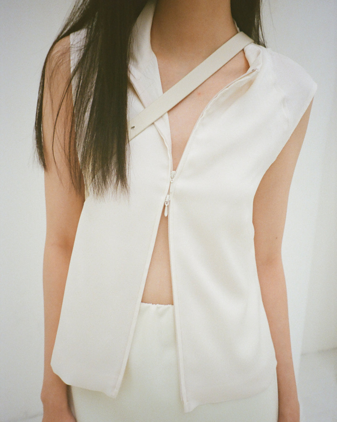 pear skin vest