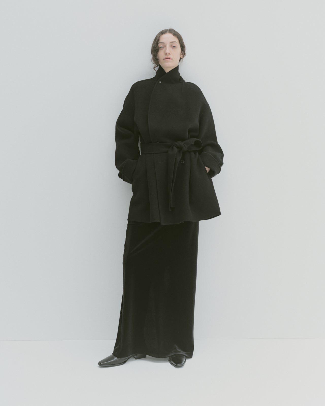 wool rever half coat – ENOF