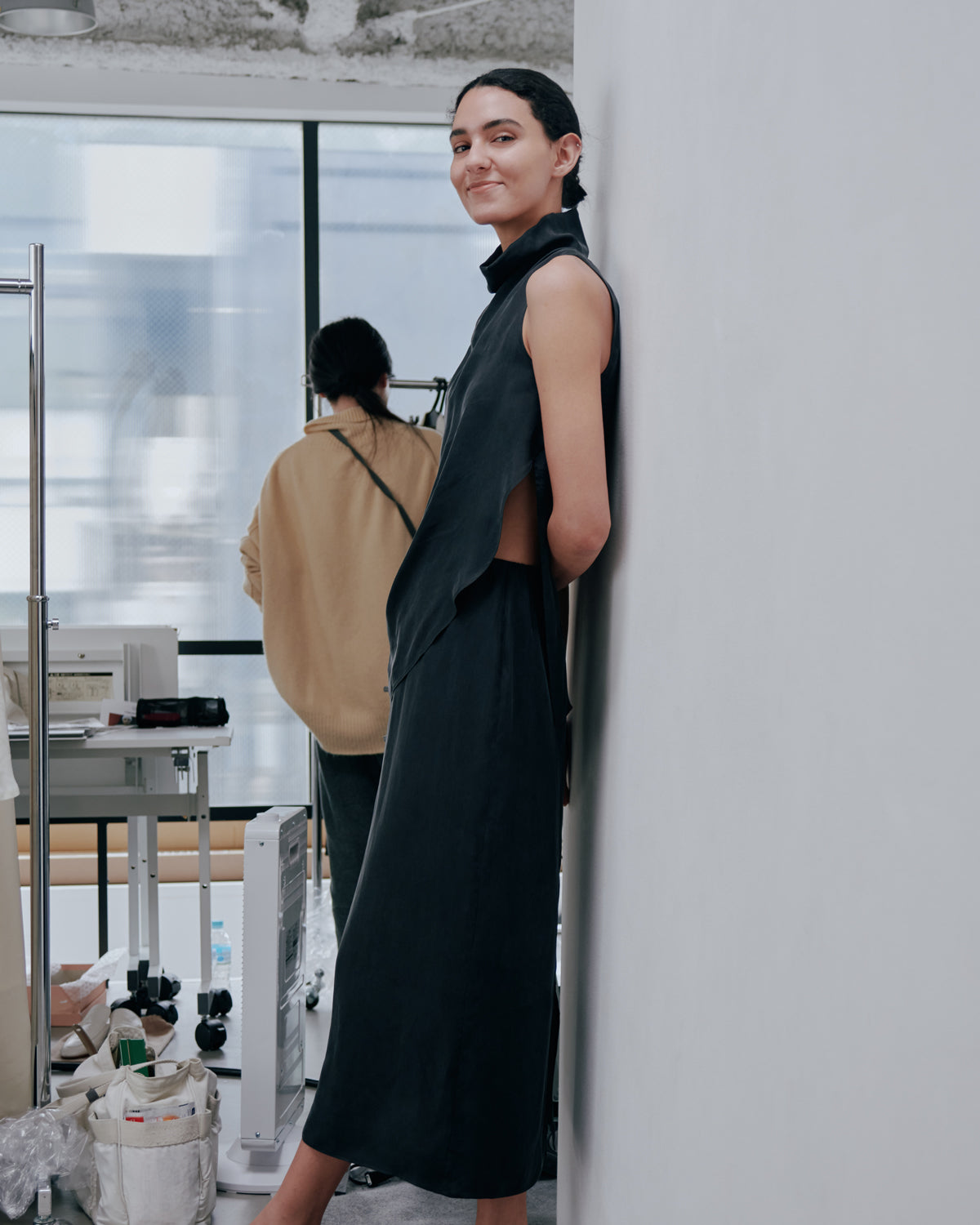 スカート ENOF ace long skirt black 00 ace long skirt｜ENOF(イナフ)公式通販