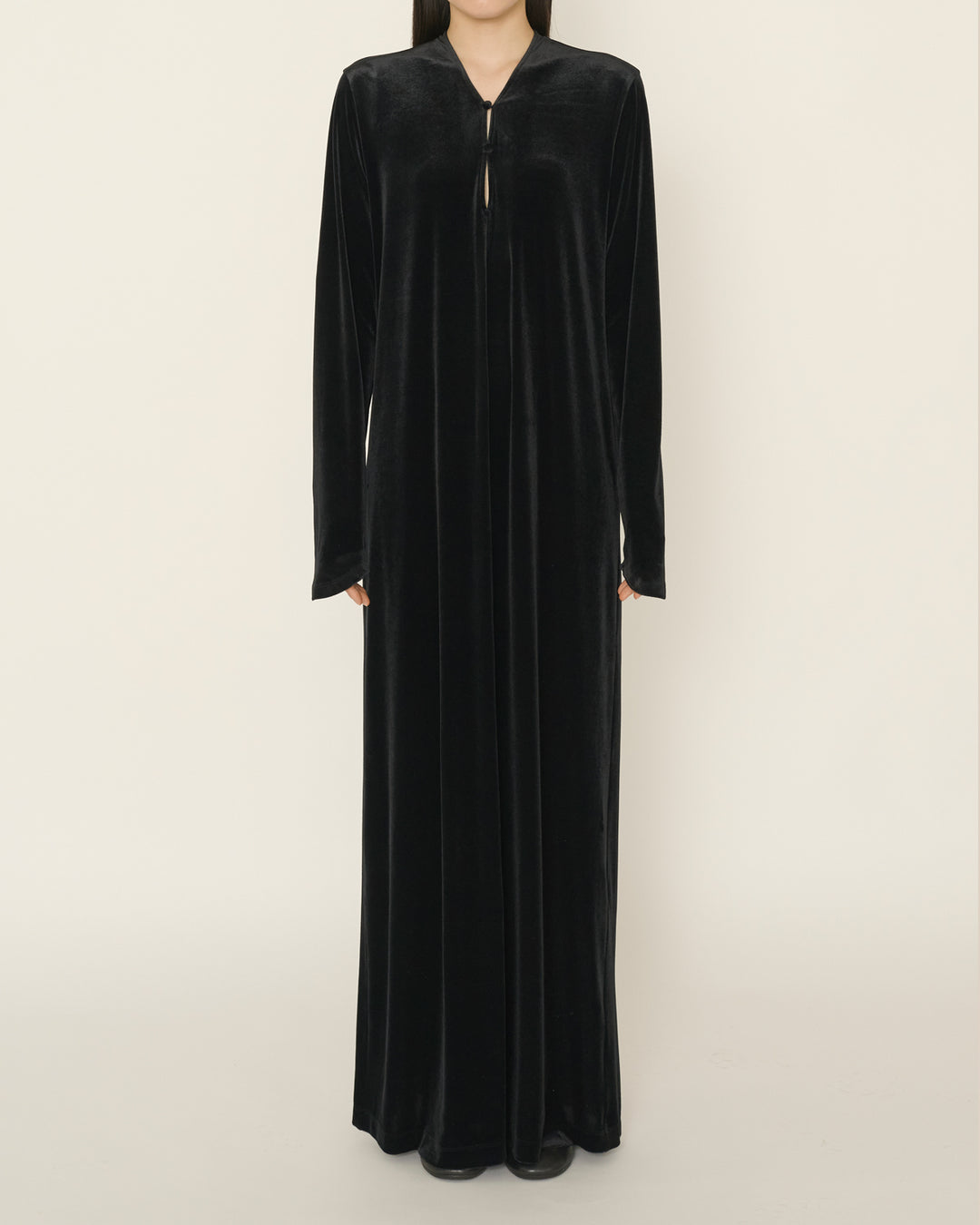 velour jersey long dress – ENOF 