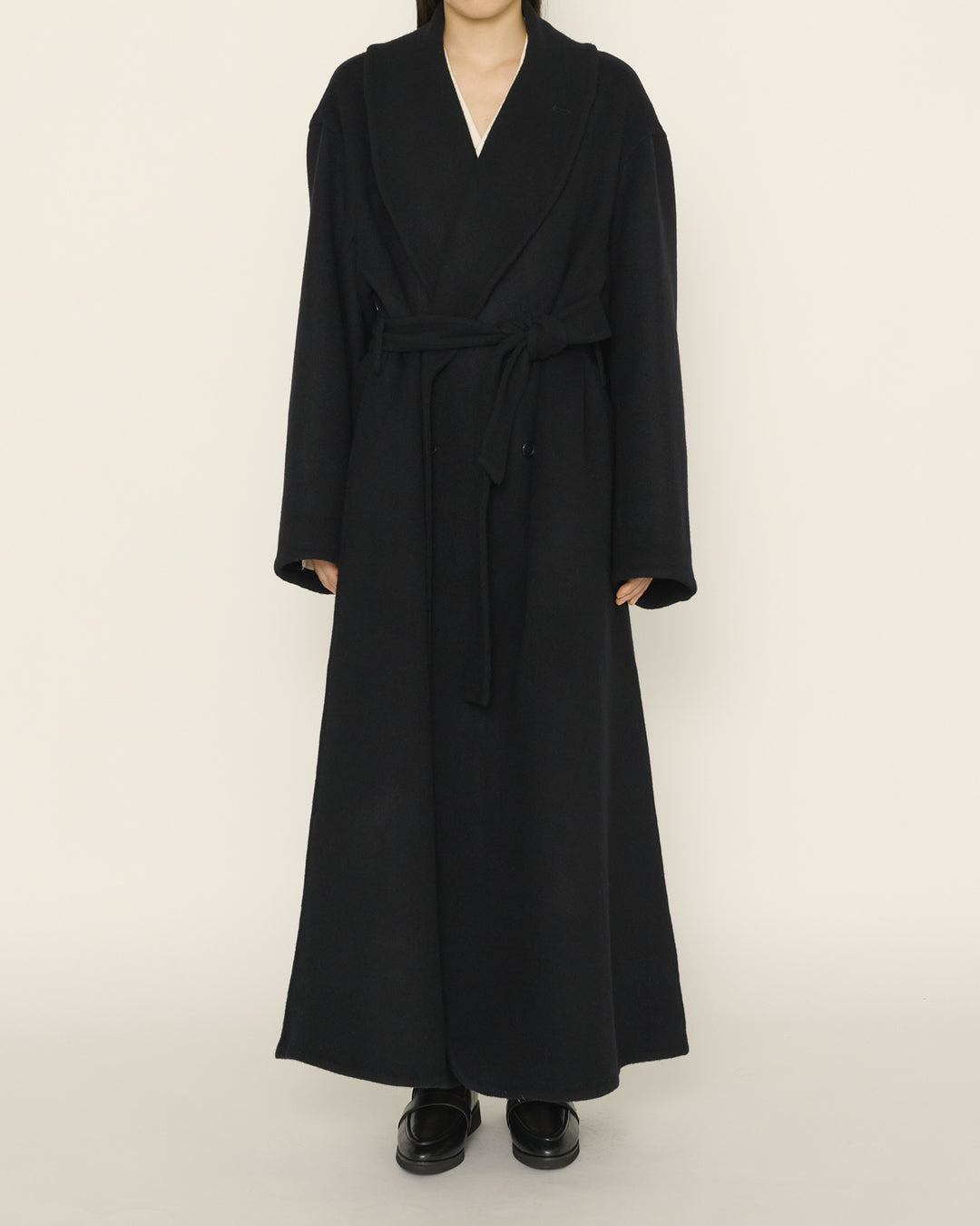 wool rever gawn coat – ENOF