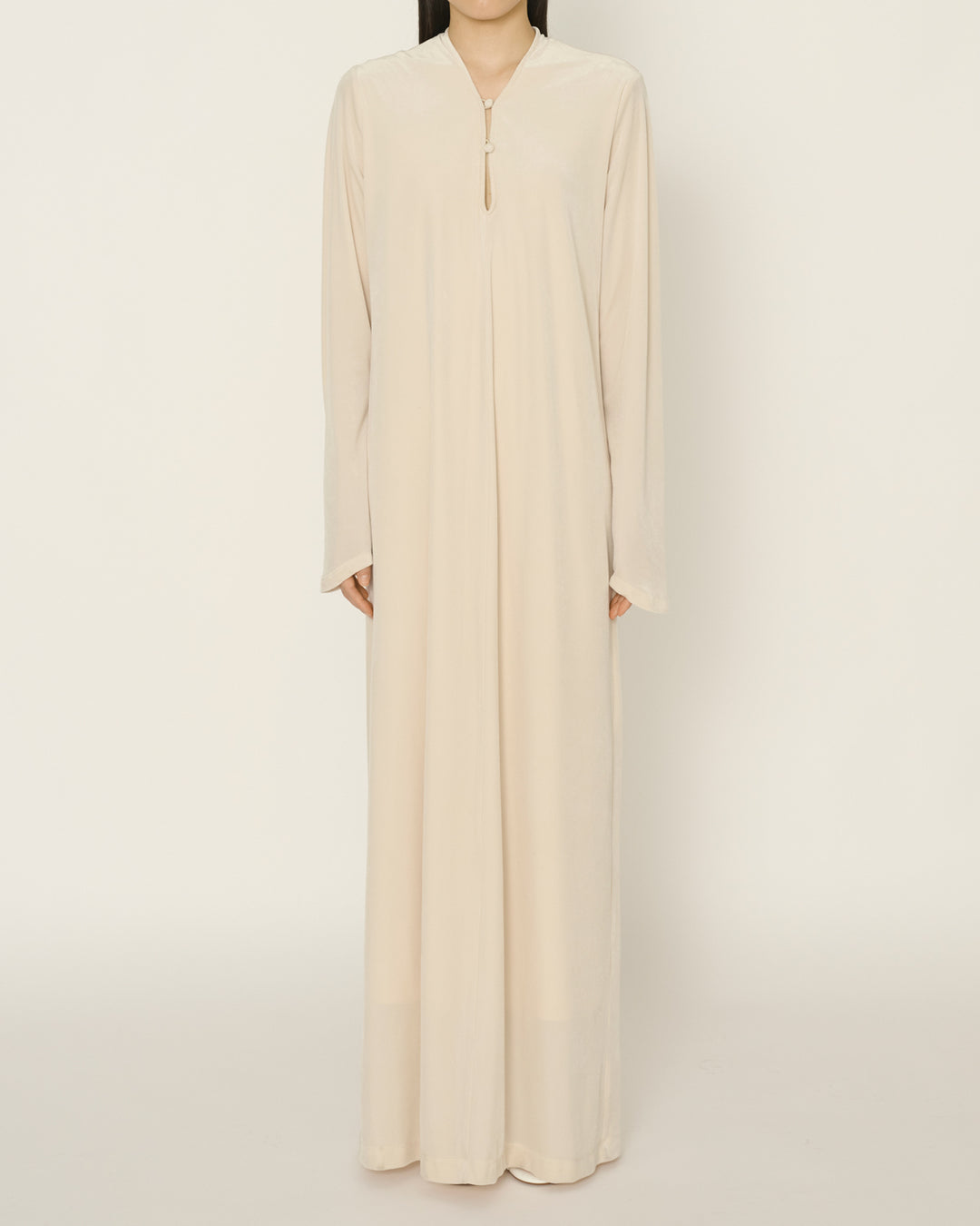 velour jersey long dress – ENOF 
