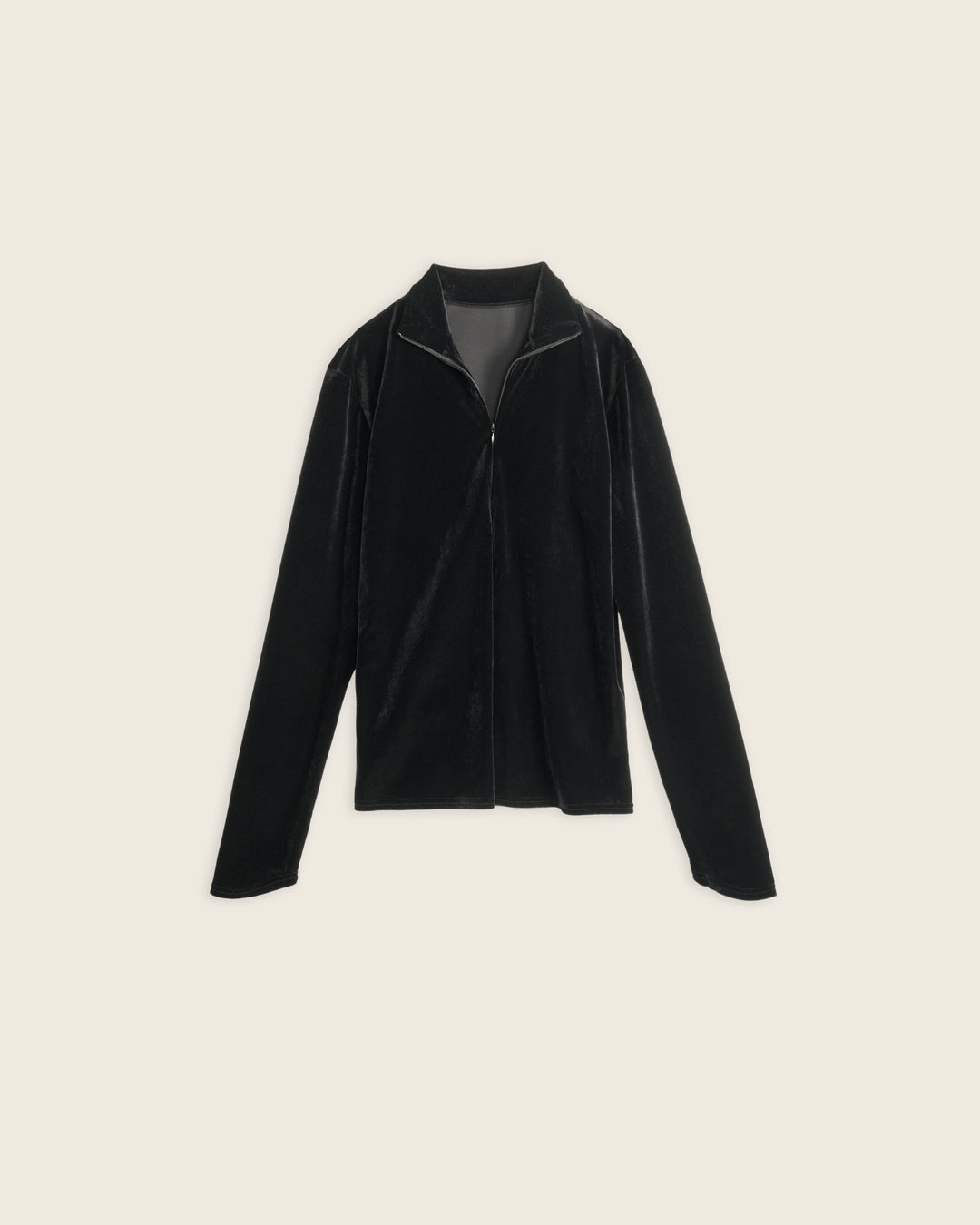 ENOF velour jersey zip tops 