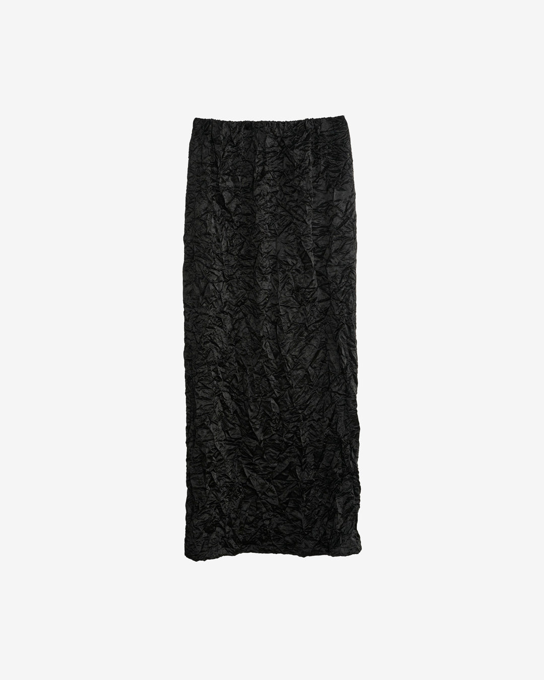 wrinkled ace long skirt