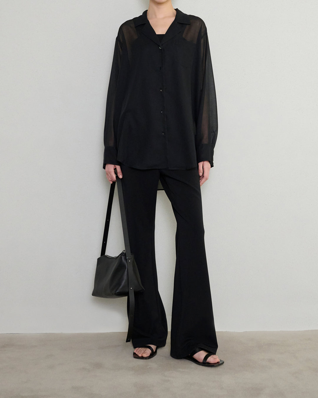 flare jersey pants