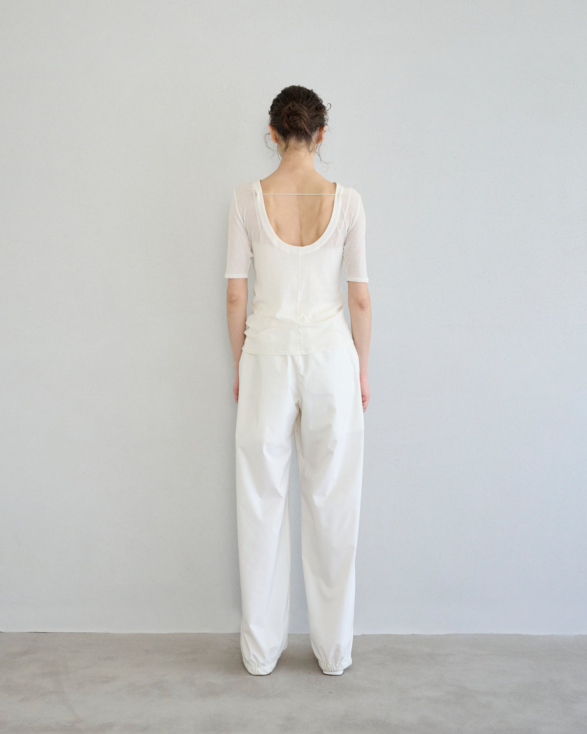 other - イロット Shear Back Open Dress Shirt シャツ シアー VONIQUE / IIROT/Sheer Tops