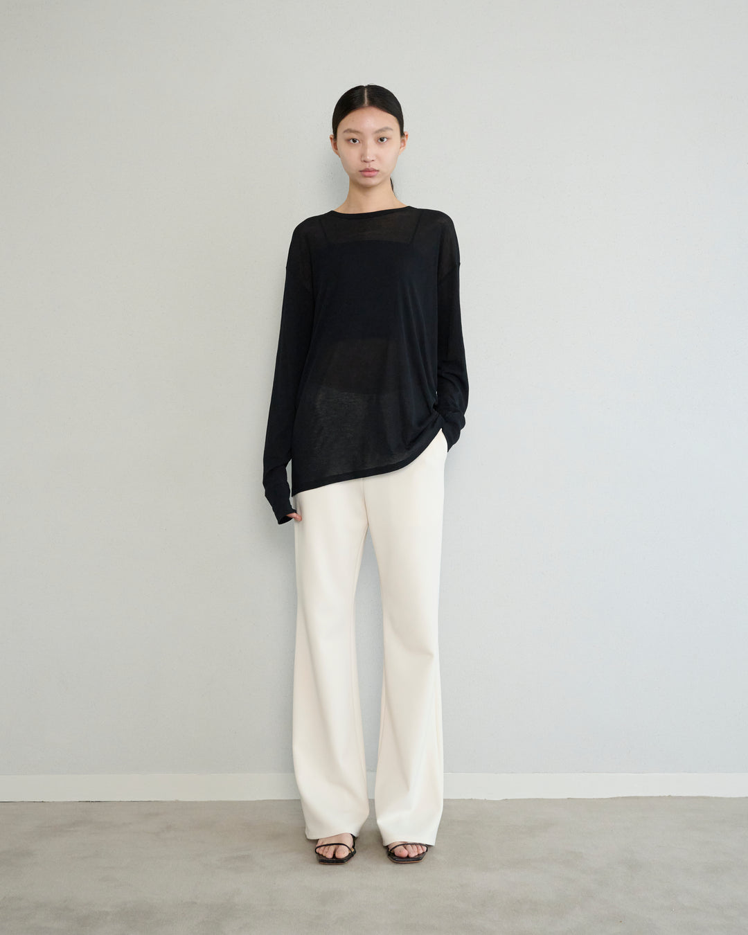 flare jersey pants