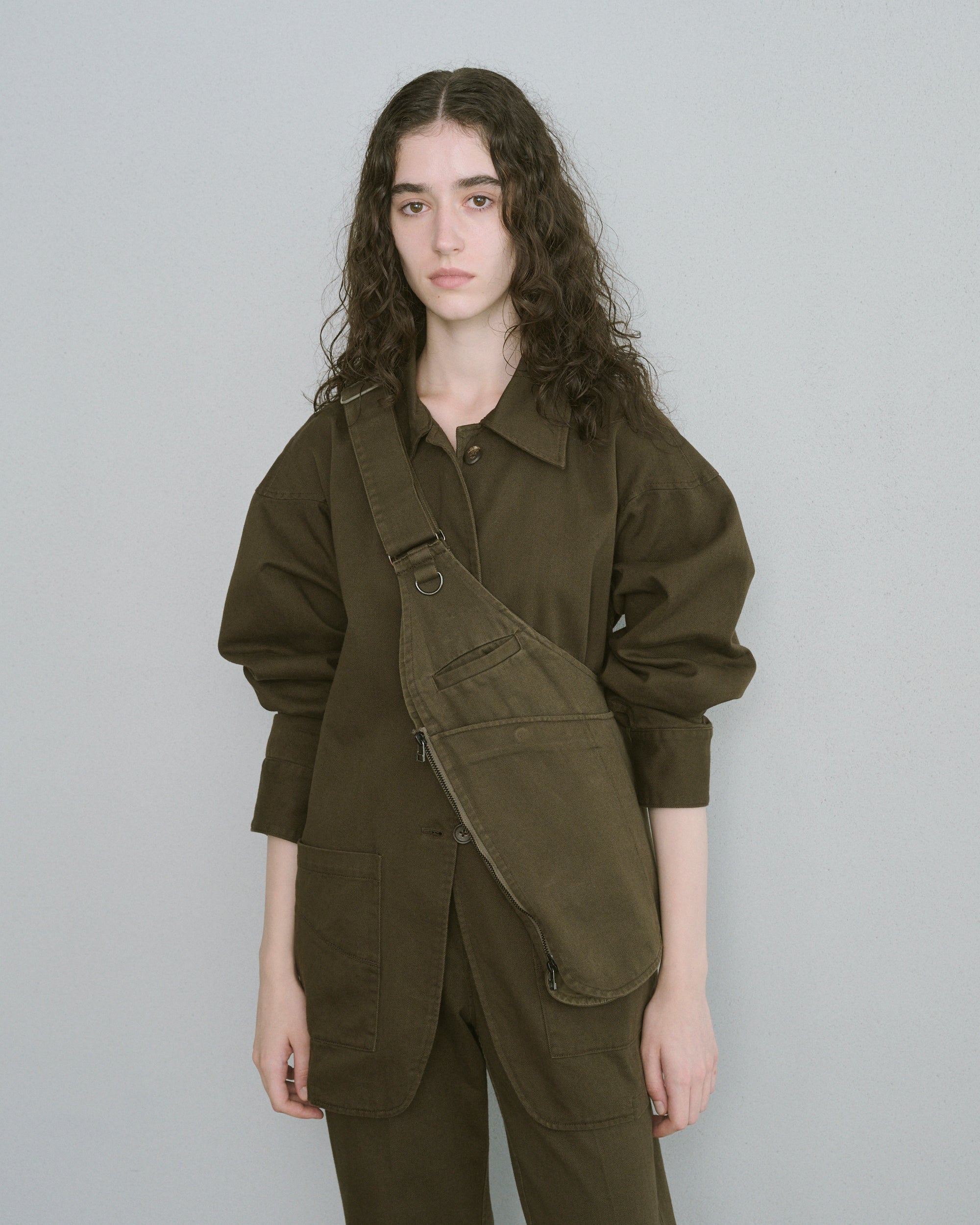 ENOF【2025新作】 cotton 2way vestブラック cotton 2way vest – ENOF