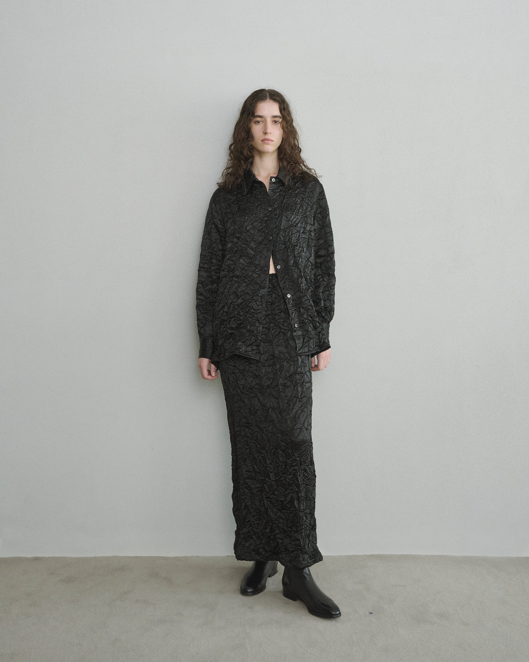 wrinkled ace long sleeve shirt