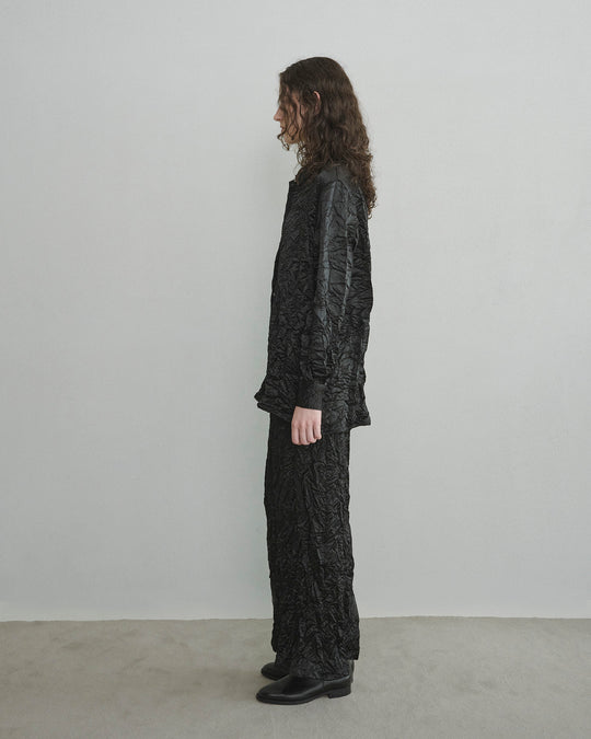 wrinkled ace long skirt