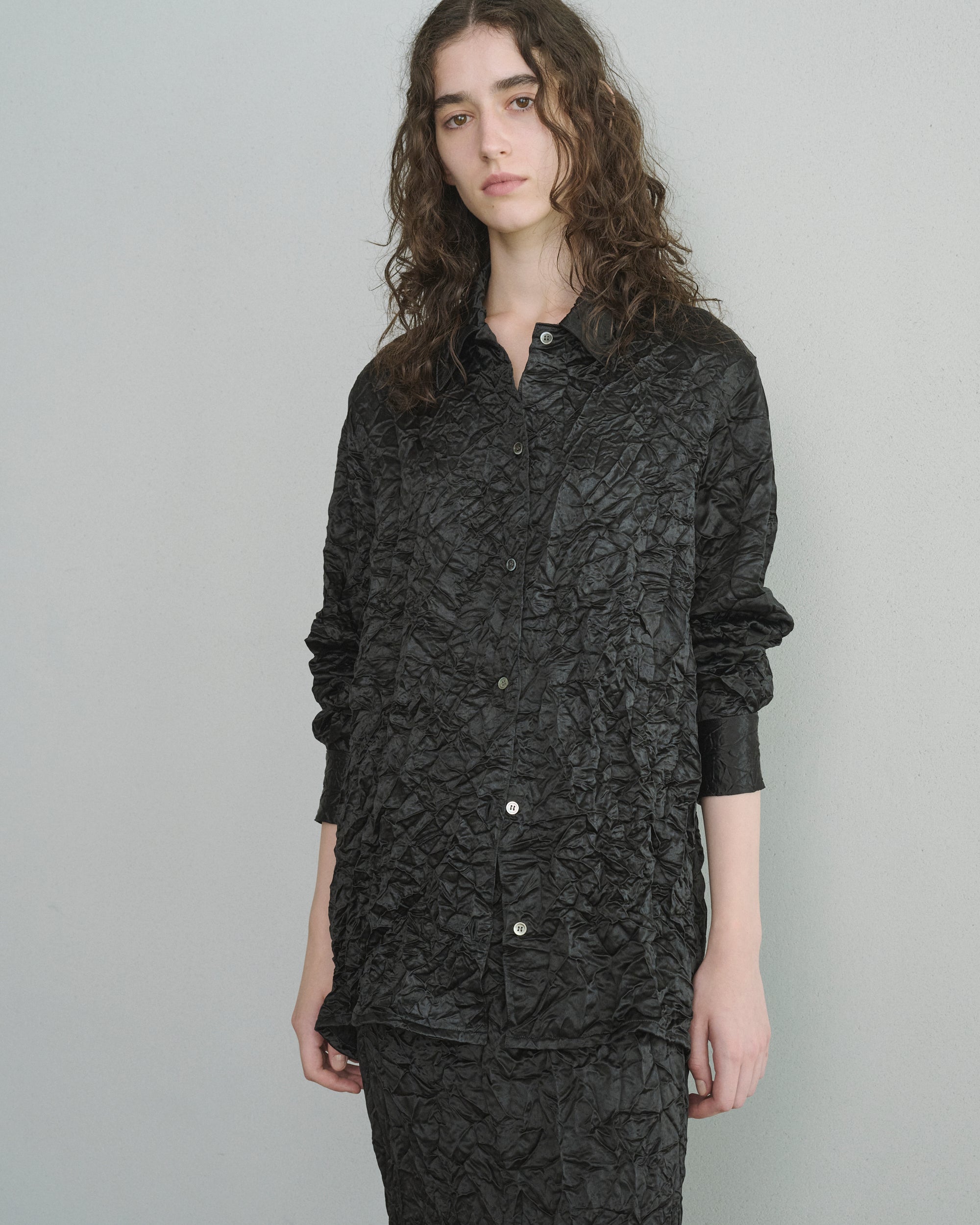 wrinkled ace long sleeve shirt – ENOF