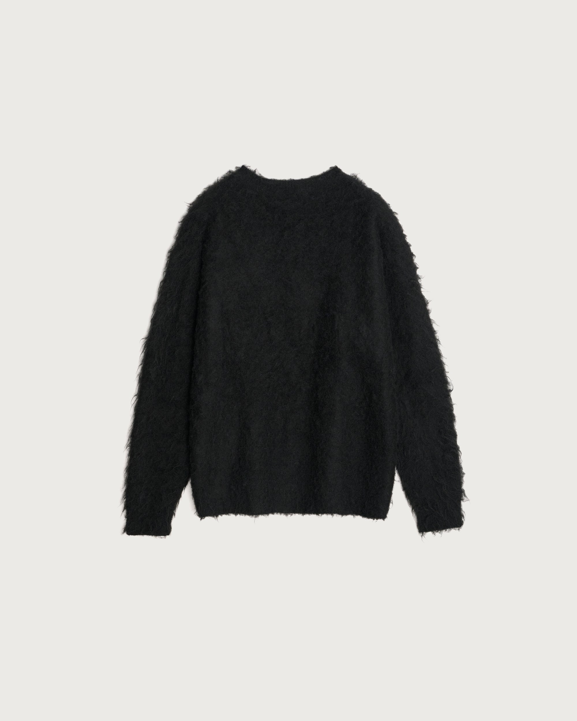 enof fluffy sweater ブラック　サイズ1 ニット　セーター fluffy sweater – ENOF