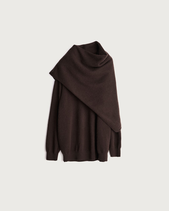 【2025FW preorder】cashmere sweater with stall