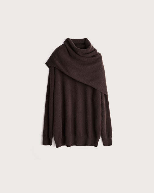 【2025FW preorder】cashmere sweater with stall