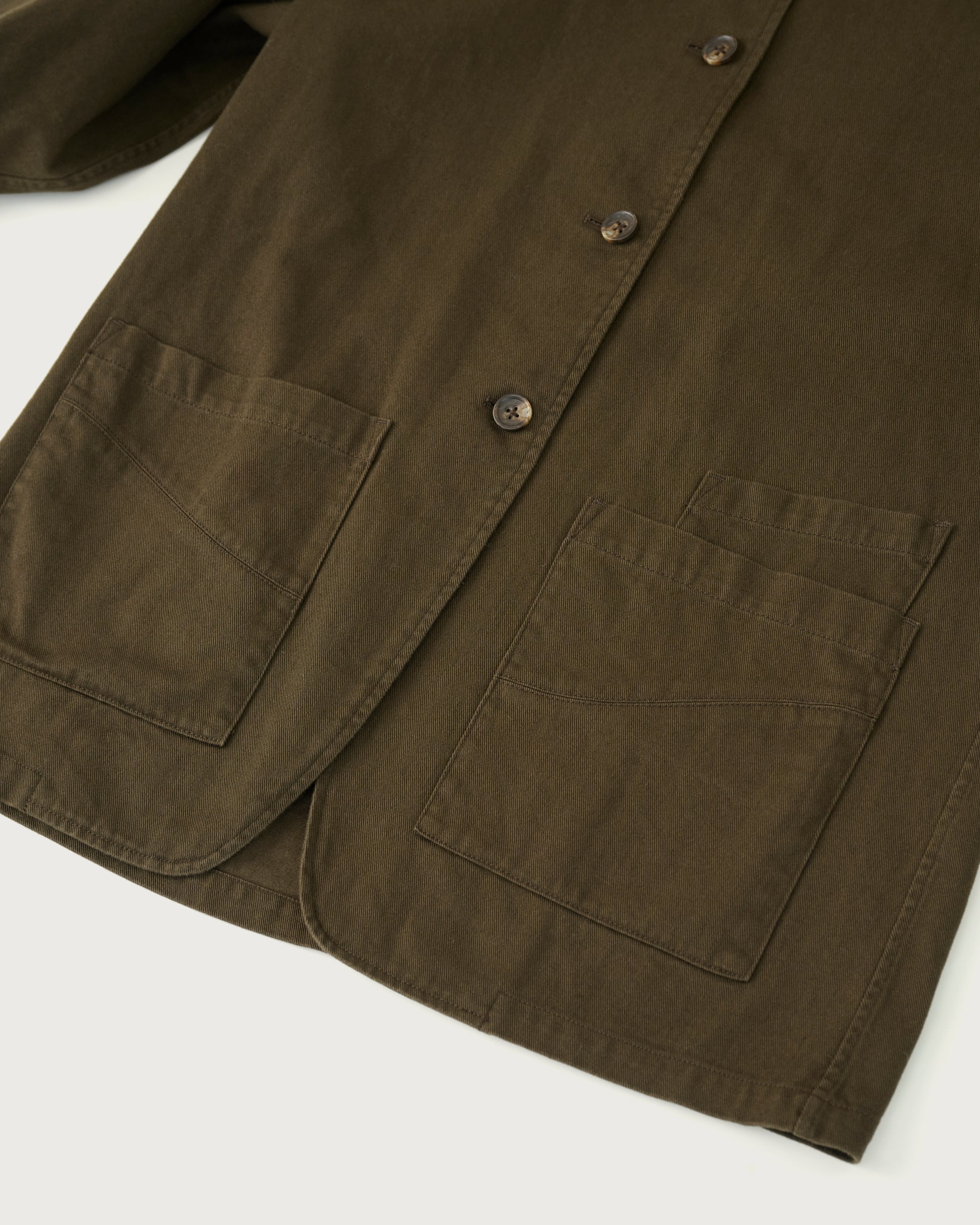 ENOF cotton work jacket 02 BLACK イナフ