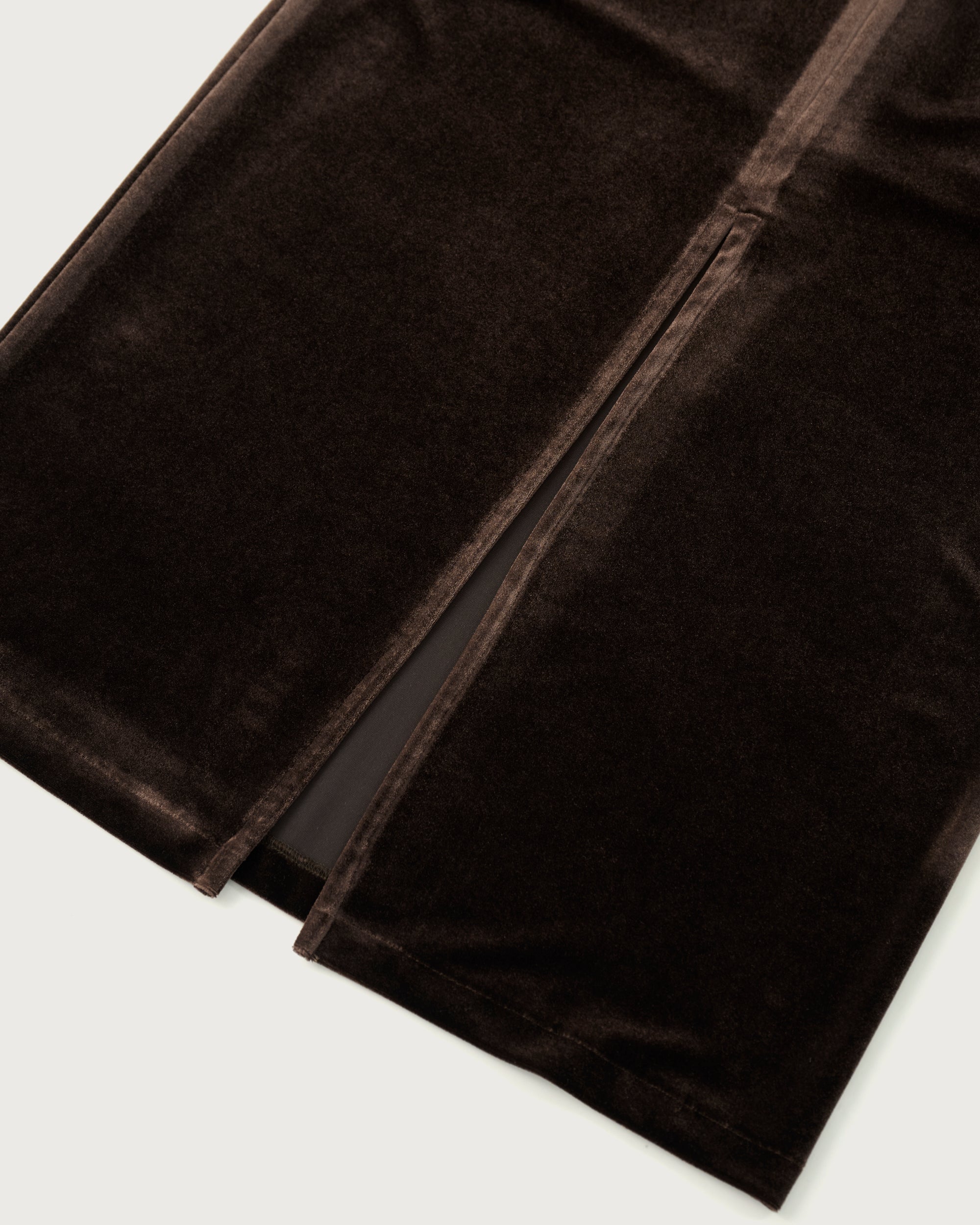 velour long skirt – ENOF