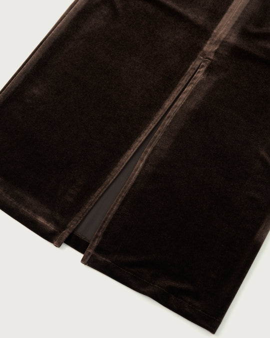 【2025FW preorder】velour long skirt