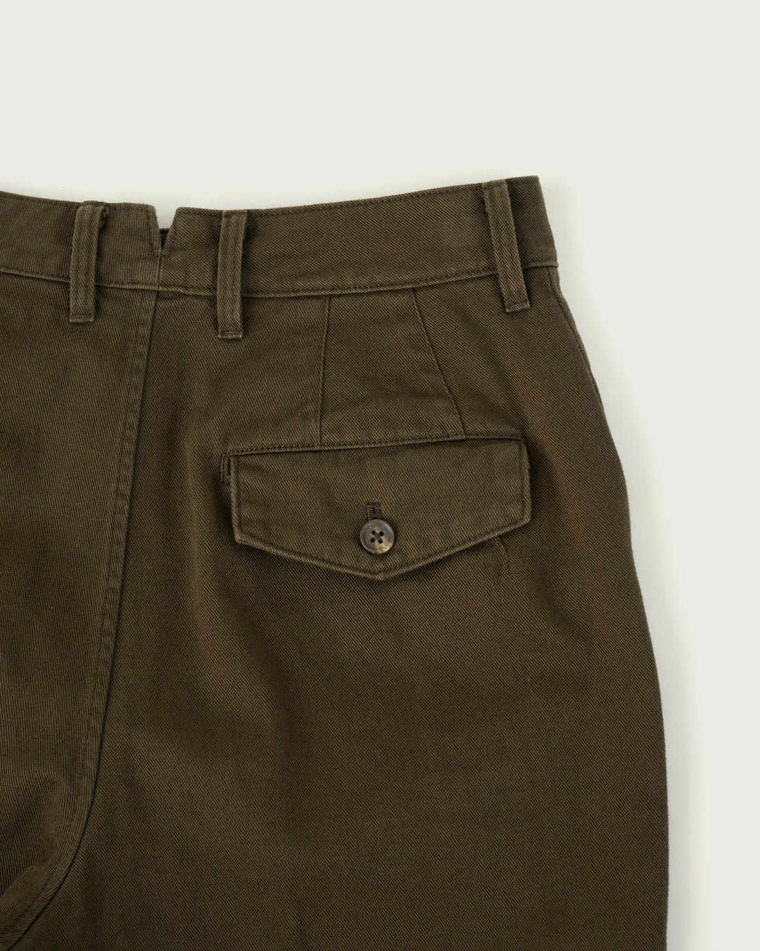 cotton flared work pants