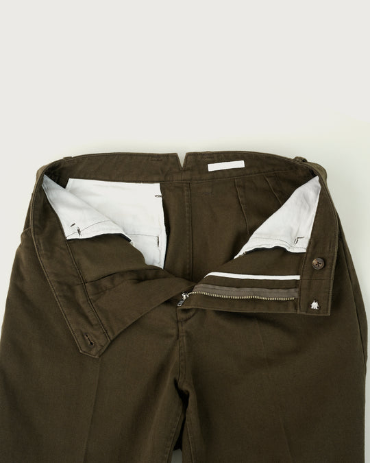 cotton flared work pants