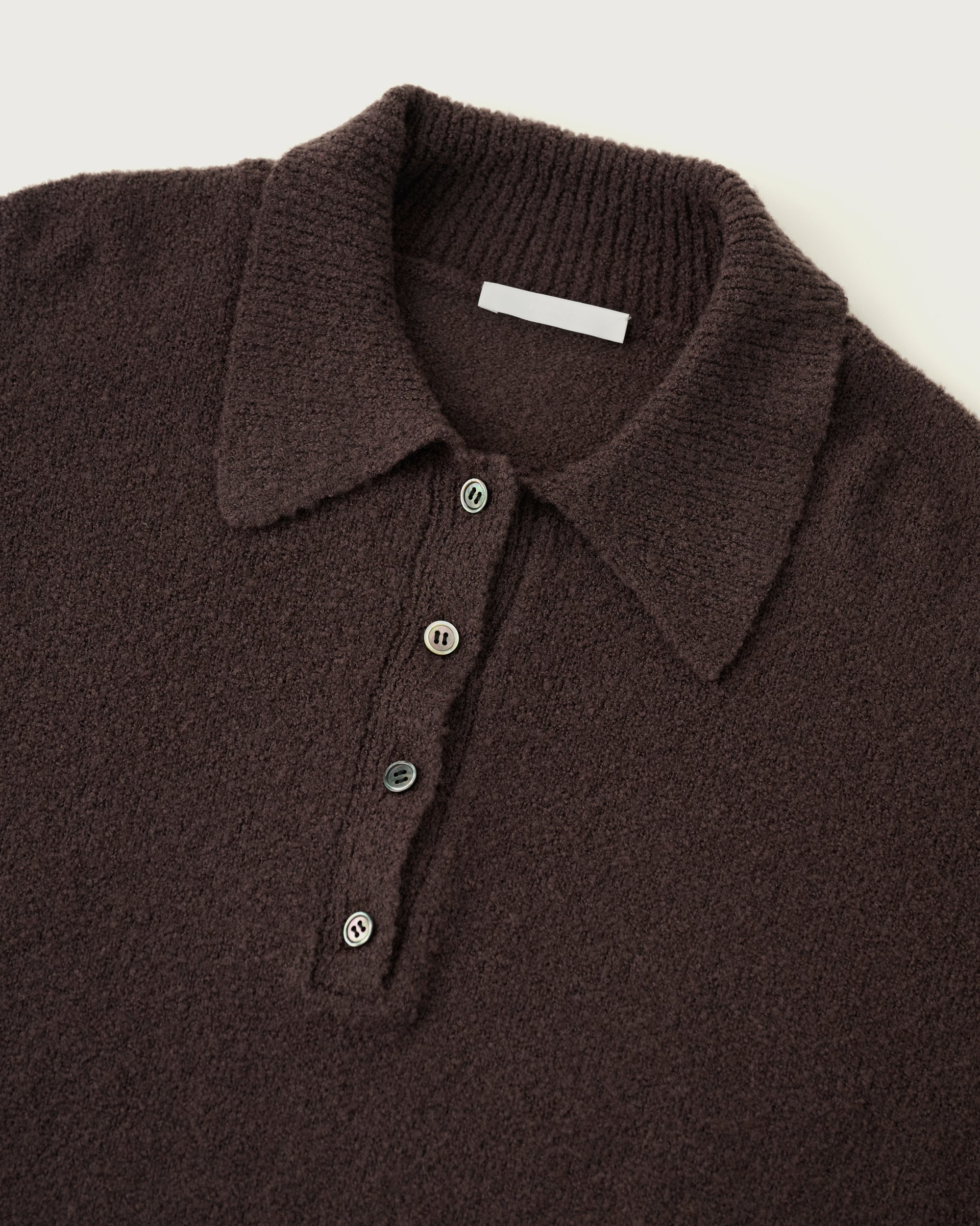 トップス ENOF poodle knit polo sweater ENOF poodle knit polo sweater Lazy Oaf Poodle Puff Sleeve Knitted