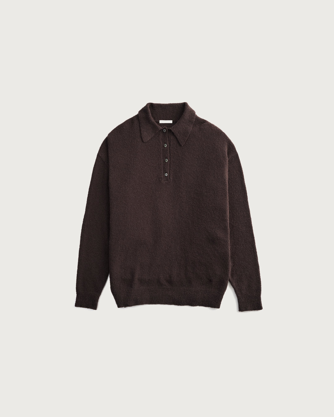 【2025FW preorder】poodle knit polo sweater