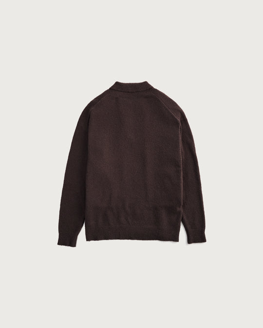 【2025FW preorder】poodle knit polo sweater
