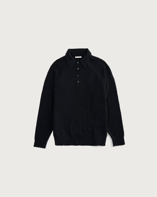 【2025FW preorder】poodle knit polo sweater