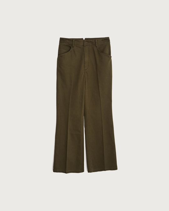 [2025FW preorder] cotton flared work pants