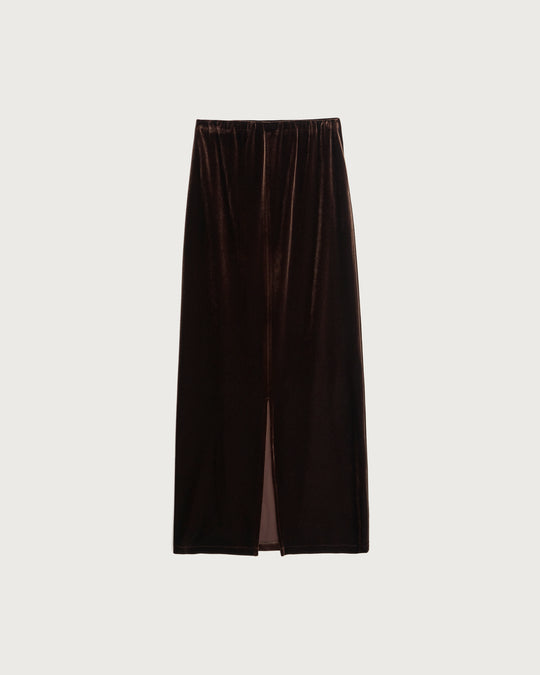【2025FW preorder】velour long skirt
