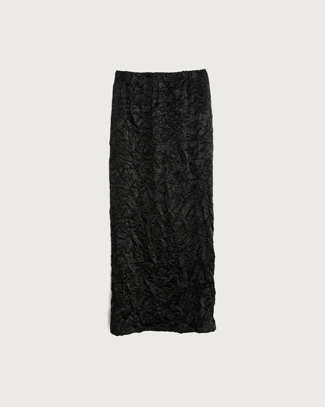 wrinkled ace long skirt