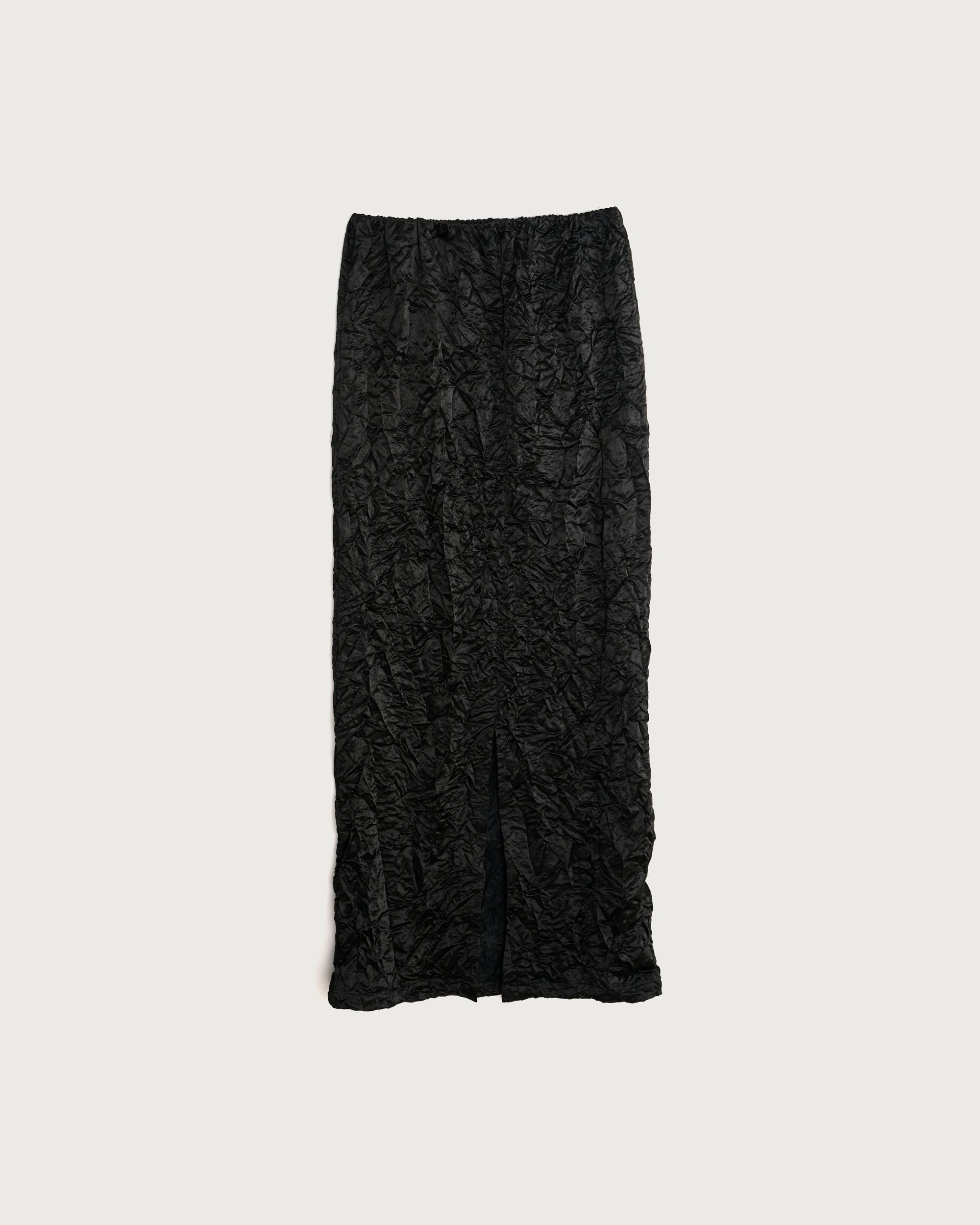 wrinkled ace long skirt – ENOF