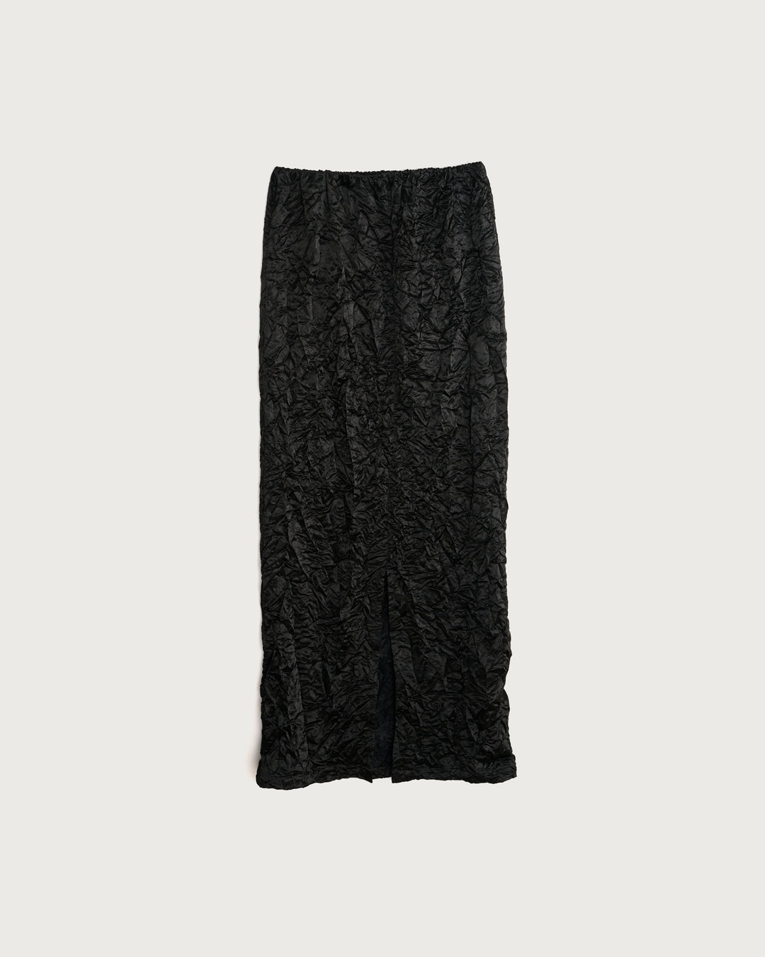 wrinkled ace long skirt