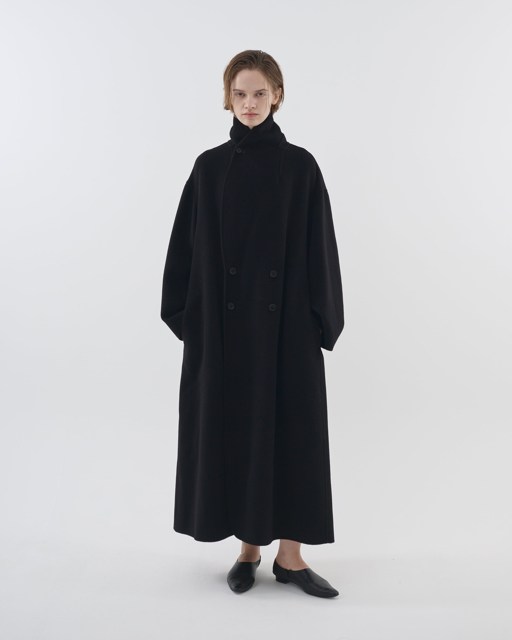 wool rever gawn coat – ENOF
