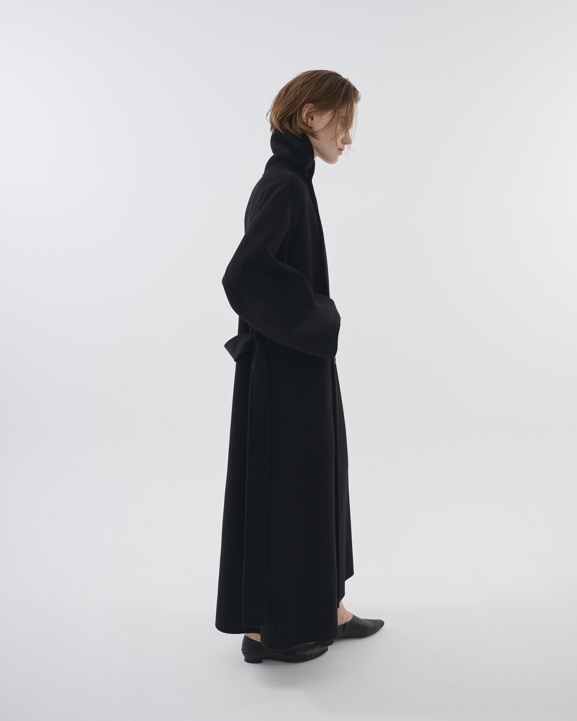 wool rever gawn coat – ENOF
