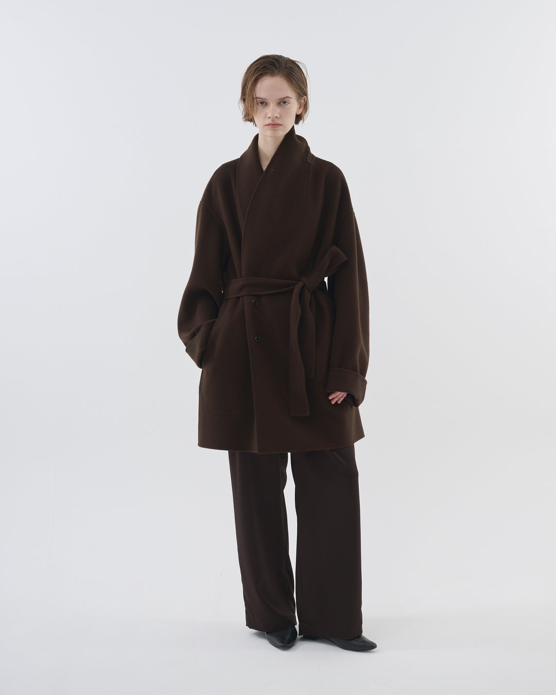 【2025FW preorder】wool rever half coat