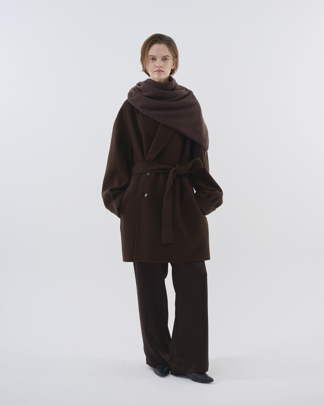 【2025FW preorder】wool rever half coat