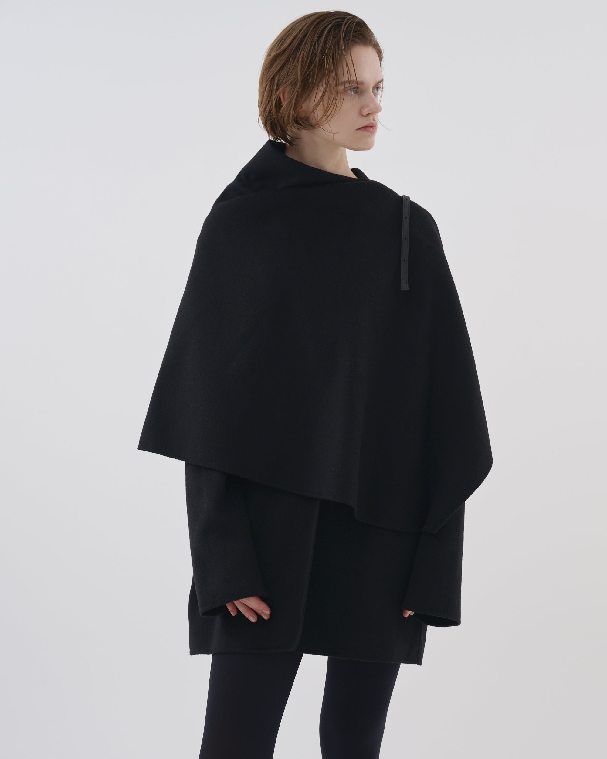 enof/ウールリバーハーフコート wool rever half coat – ENOF