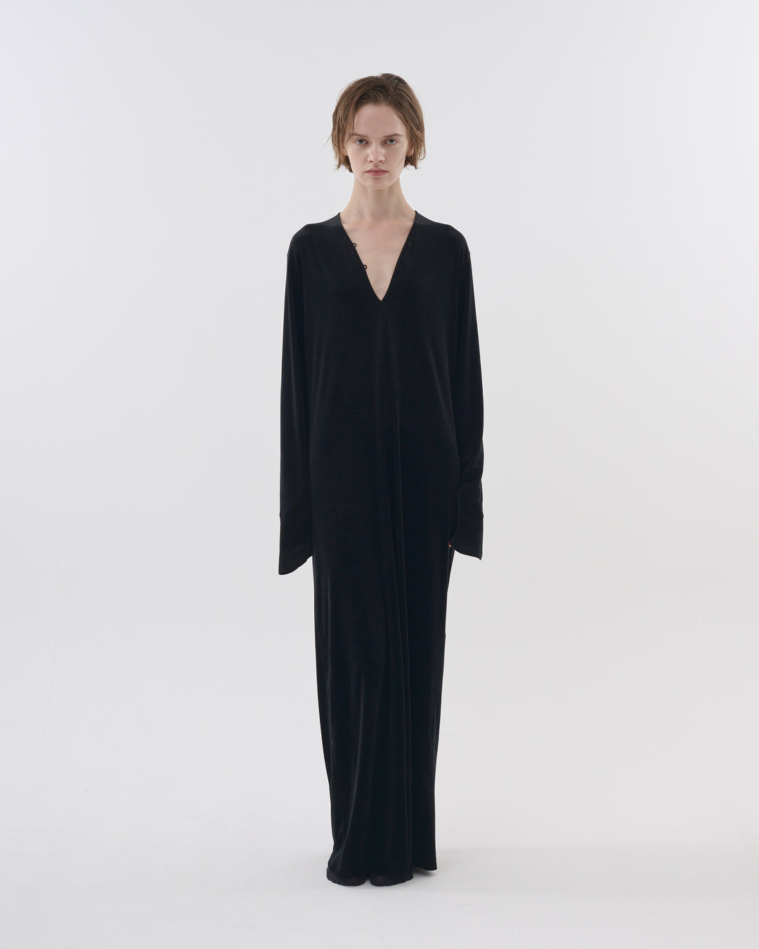【2025FW preorder】velour jersey long dress