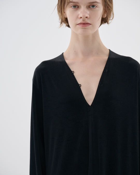 【2025FW preorder】velour jersey long dress