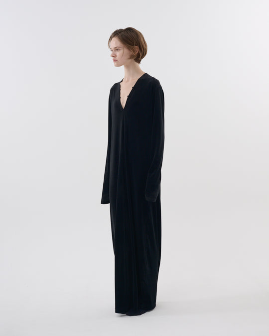 【2025FW preorder】velour jersey long dress
