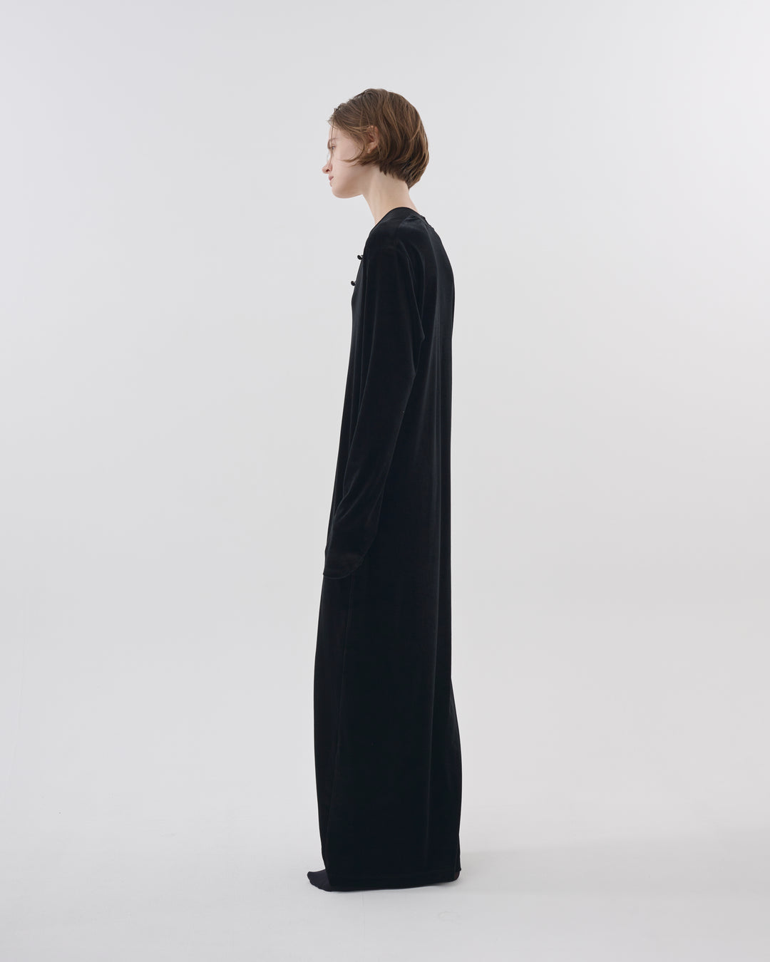 【2025FW preorder】velour jersey long dress