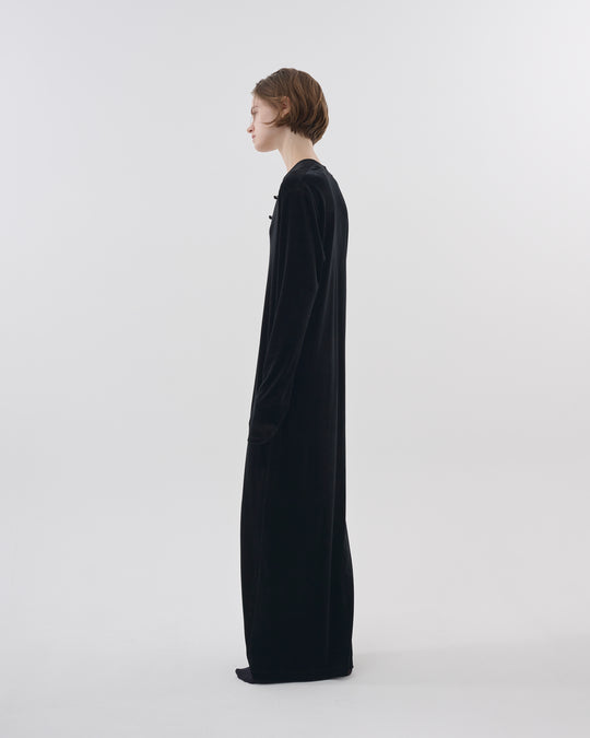 【2025FW preorder】velour jersey long dress
