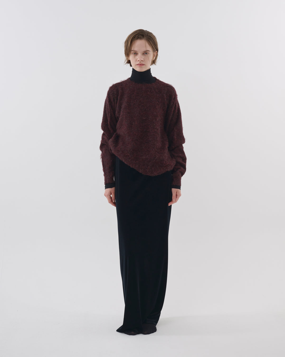【2025FW preorder】velour long skirt