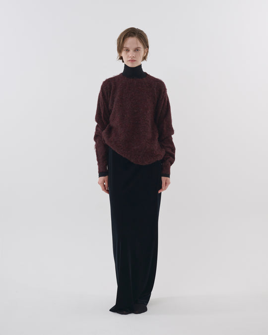 【2025FW preorder】velour long skirt