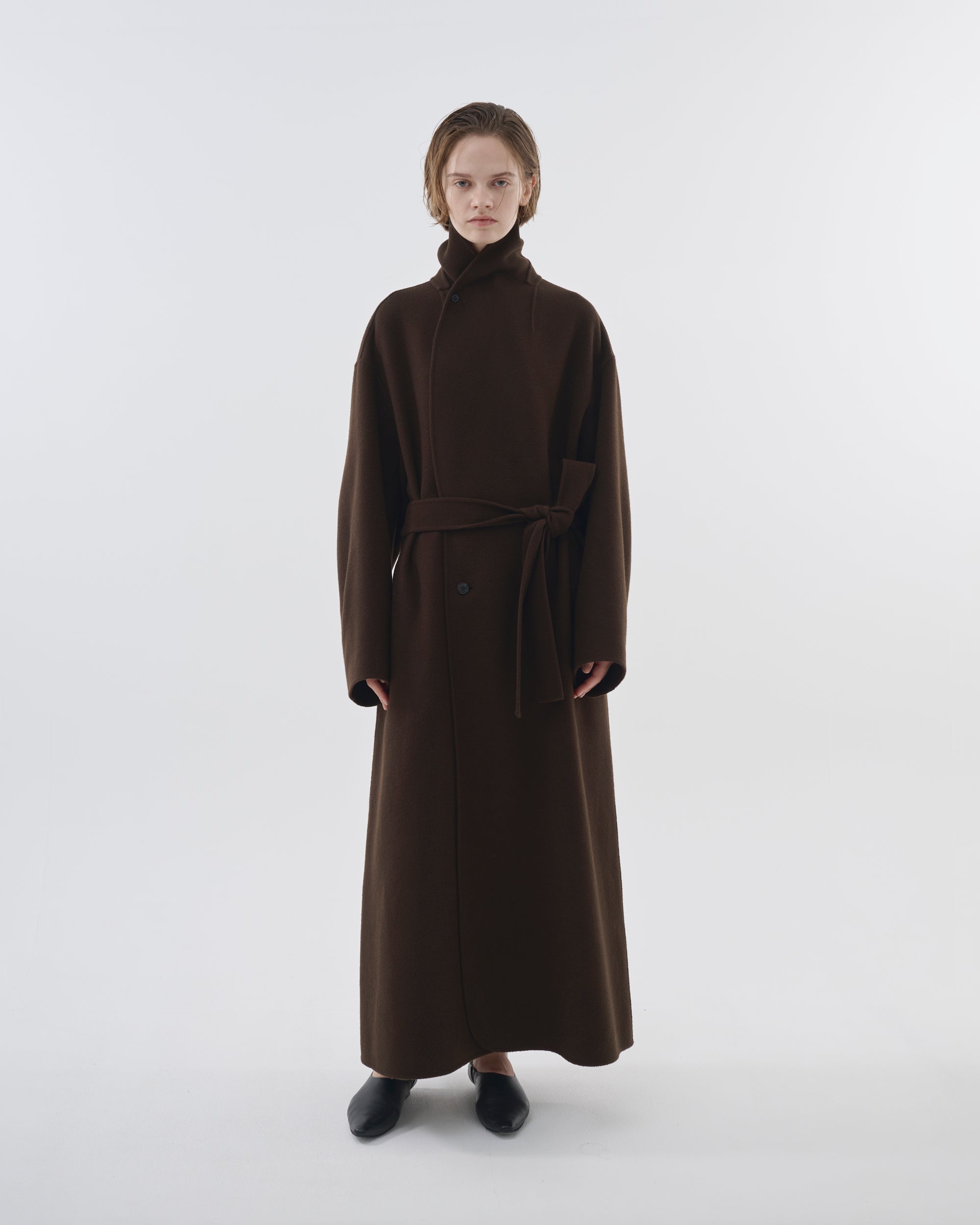 wool rever gawn coat – ENOF