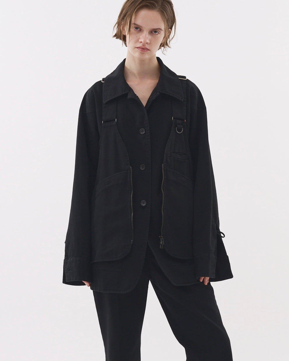 cotton 2way vest