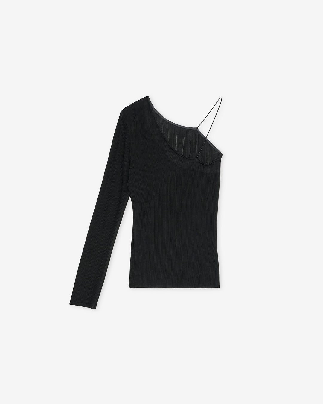 glossy rib top