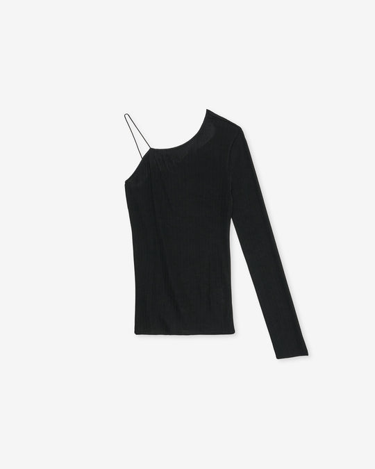 glossy rib top