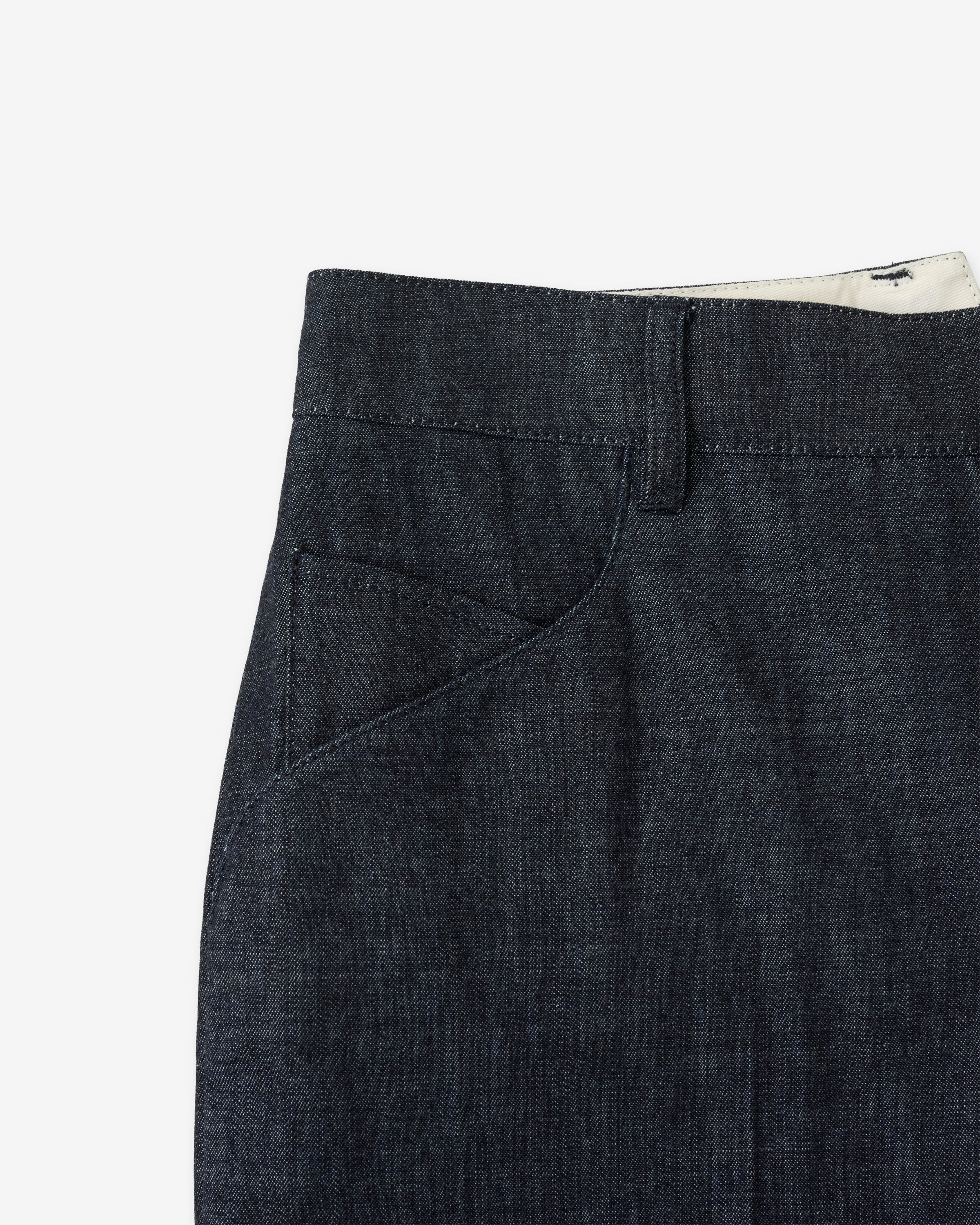 denim flared work pants – ENOF