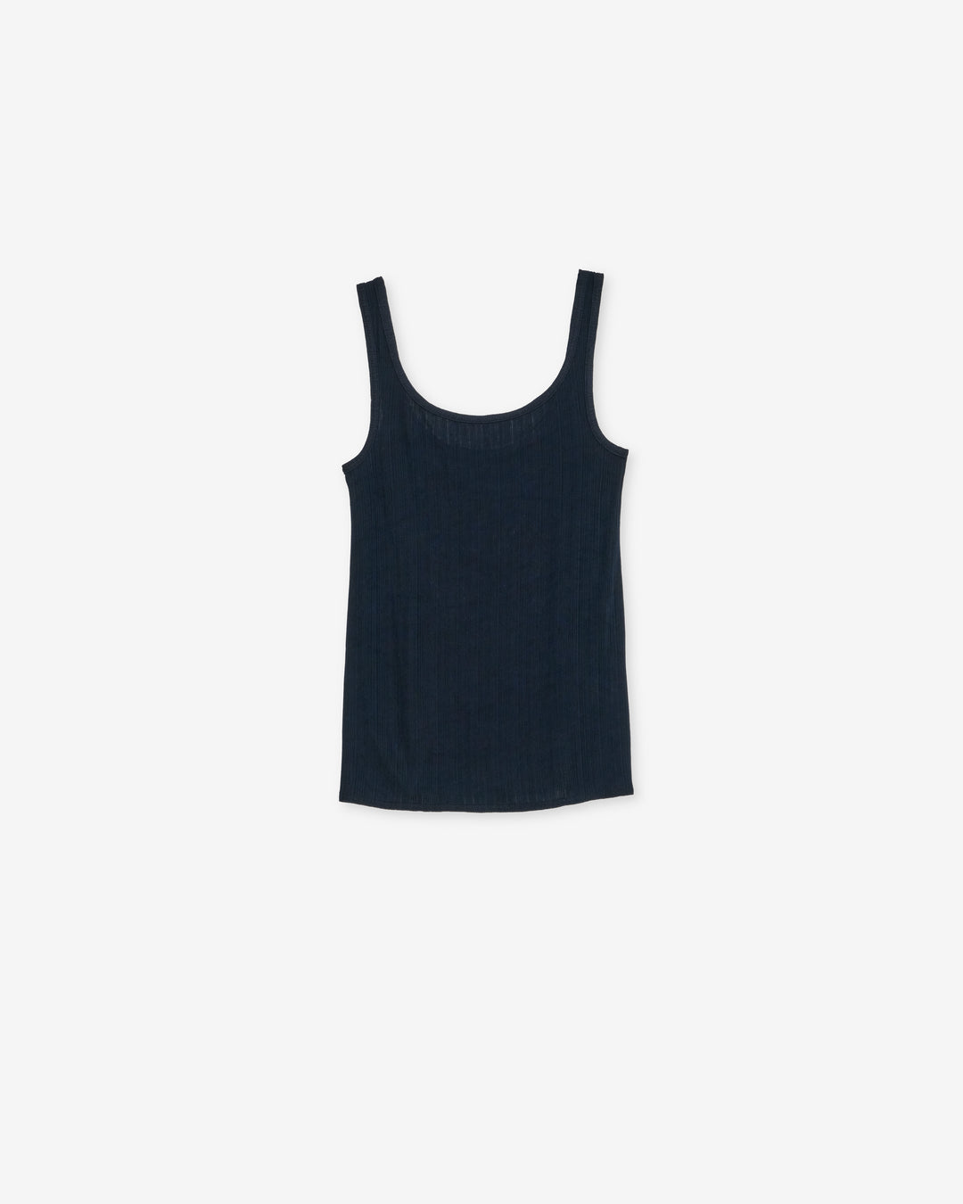 glossy rib tank top